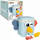 Игра со клинови Smoby Little Cubo Kaboom, 15 делови, со фигури на животни, многуобојна