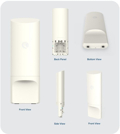 Access point i jashtëm Cambium Networks XV2-20, Wi-Fi 6, dual-band, i bardhë