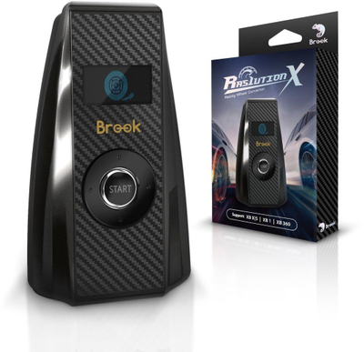 Adapter timoni Brook Ras1ution X, për Xbox Series X S One 360, Force Feedback, i zi