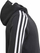 Блуза со капуљача адидас Essentials 3S Jr GQ8356, целосен патент, за девојчиња, црна