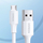 Kabllo USB Ugreen 60142, USB A në microUSB, 1.5 m, e bardhë