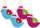 Set dekorativ DPCRAFT Felt Hangers Birds, 4 copë, për Krishtlindje, me ngjyra
