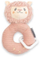 Lodër dridhëse Baby Mix New Baby Lama, material i butë, me unazë varëse, rozë