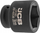Gozhdë goditëse JCB 3/4", 36mm, 6 pika, e zezë