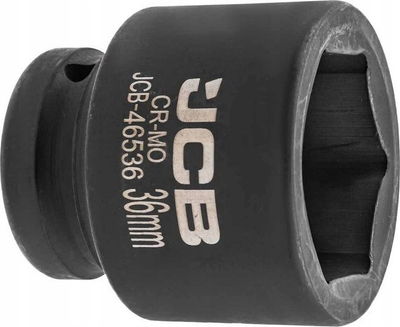 Gozhdë goditëse JCB 3/4", 36mm, 6 pika, e zezë