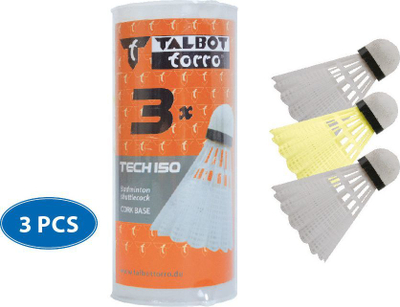 Top Badmintoni Talbot Torro Tech 150, 3 copë