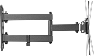 Mbajtëse muri InLine Basic, për TV 23-42", deri 25 kg, e zezë