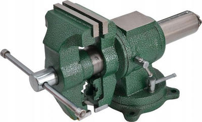 Mengene multifunksionale Awtools SG 4" 100mm, bazë rrotulluese 360°, gize sferoidale, blu