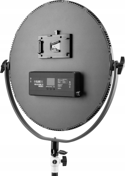 Panel LED GlareOne Halo 70 BiColor, 3200 5600K, V-mount, i zi