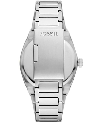 Orë dore për burra Fossil Everett FS6056, e argjendtë