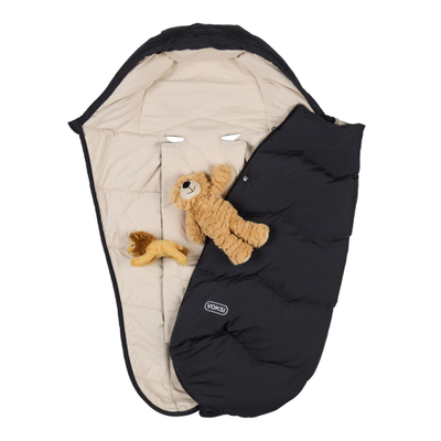 Thes dimëror Voksi Explorer, për karrocë dhe ndenjëse makine, 100 cm, 0-3 vjeç, Seashell Sand Clover