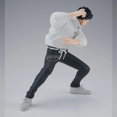 Figura Banpresto Jujutsu Kaisen Yuta Okkotsu Maximatic, 17cm, PVC, e bardhë e zezë