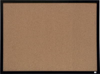 Tabllo njoftimesh Nobo Cork Board, 585x430 mm, me kornizë metalike, e zezë