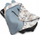 Batanije swaddle për ulëse makine BabyMate Muslin Dragons, 90x90cm, pambuk muslin, blu xhins