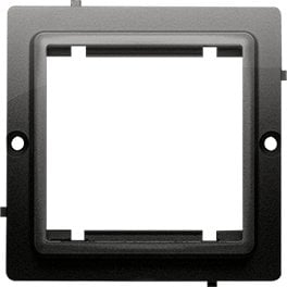 Adapter tranzicioni Simon BMA45/49, për module 45x45 mm, montim i fshehtë, i zi mat