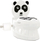 Tualet trajnues Jamara My Little Toilet Panda, me zë rrjedhjeje, mbajtës letre tualeti, i bardhë