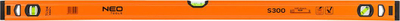 Nivelator NEO Tools S 300 71-134, 100 cm, 3 fiolla, alumini