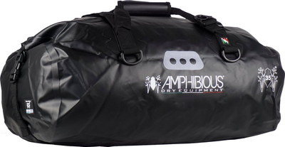 Çantë udhëtimi Amphibious Amarouk Waterproof, 35L, që s’e kap uji fare, e zezë