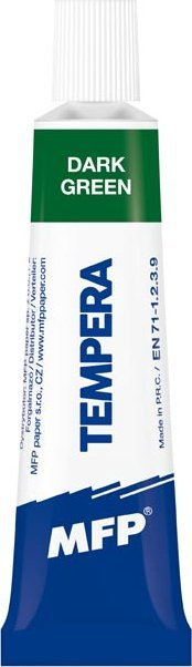 Ngjyrë tempera MFP, 12 ml, e gjelbër e errët