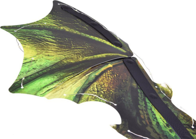 Krahë dragoi për kostum RockWoo Dinosaur Wings, me drita LED, për kalamaj 3+, jeshil