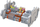Електричен мерен лост Wago LPW 847-1015/230-2000, 14-полен, 230V AC, паралелен