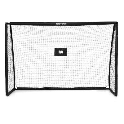 Portë futbolli Meteor Steel, 300x200x120 cm, portative, e zezë
