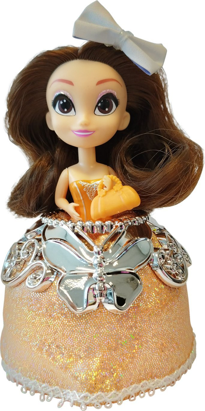 Kukull parfum Perfumies TM Toys Ella Jada, aromë portokalli, për kalamaj