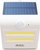 Llambë muri solare AB-com GV18W, LED, sensor lëvizjeje, e zezë