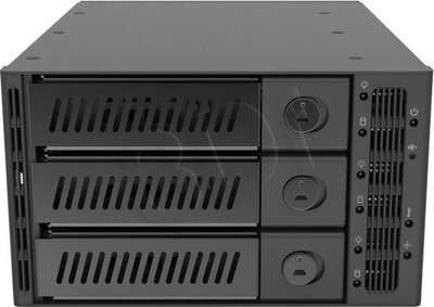 Бекплејн за дискови Chieftec CMR-2131SAS, 3x 3.5\" SAS SATA, hot swap, црн