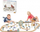 Set treni druri PolarB Train Set 90 copë, 90 pjesë, për kalamaj 3+