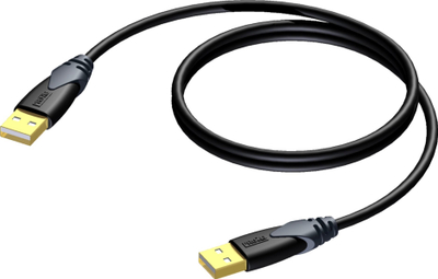 Kabllo USB Procab CLD600/5, USB A në USB A, 5m, i zi