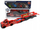 Сет играчки Midex Catapult Truck, транспортен камион со рампа, 4 автомобили Формула 1, црвен