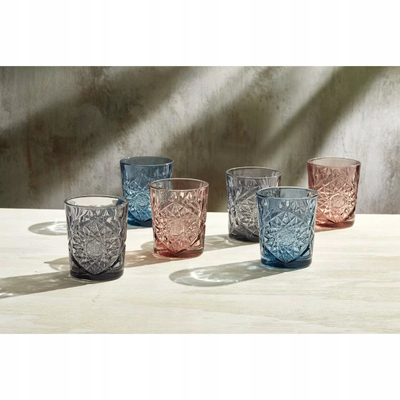 Gotë Libbey Hobstar, 355ml, xham, gri