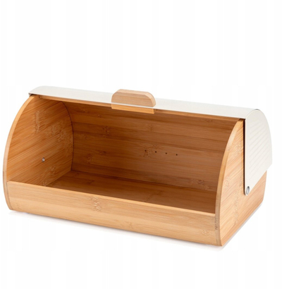 Kuti buke Elitehoff E-6078, bambus, 38x25x19 cm, e bardhë krem