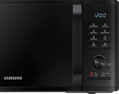 Furrë me mikrovalë Samsung MG23B3515AK, 23L, 800W, me grill, e zezë