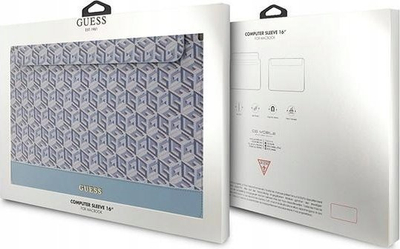 Mbulesë laptopi Guess GCube Stripes, 16\", blu