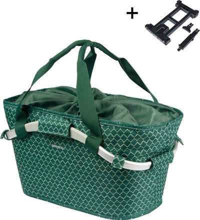 Задна корпа за велосипед Basil Carry All MIK, 22L, водоотпорен полиестер, зелена