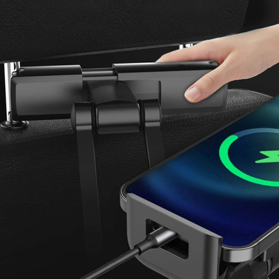 Mbajtëse makine Tech‑Protect V2 për mbështetëse koke, universale, e zezë