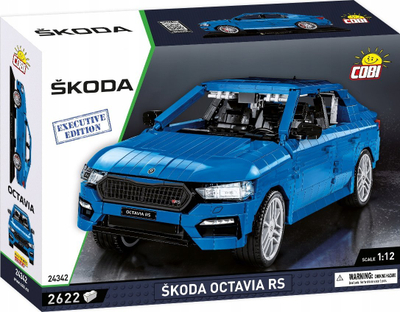 Lodër ndërtimi Cobi Skoda Octavia RS Executive Edition, 2622 copa, shkallë 1:12, shumëngjyrëshe