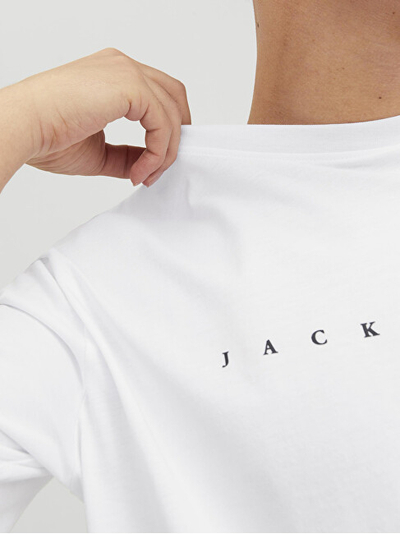 Maicë për Meshkuj Jack & Jones, L, e bardhë