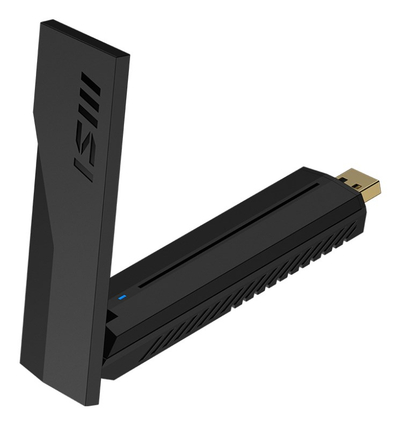 Adapter WiFi MSI BE6500, WiFi 7, Tri Band USB, i zi