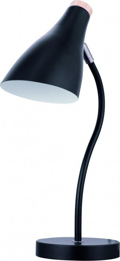Lampë tavoline Maxcom ML111 Tromso, LED E27 40W, e zezë