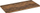 Pllakë tavoline Powerton ERGO UNO TOP, 160×75 cm, panel i laminuar, Rustic Nut