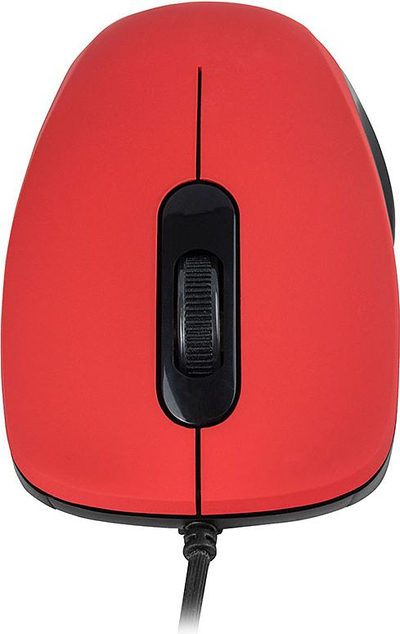 Mouse Modecom M10S Silent, optik, me kabllo, i kuq