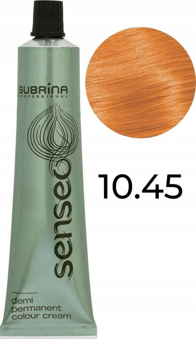 Bojë flokësh Subrina Professional Senseo 10/45, gjysmë e përhershme pa amoniak, 60 ml