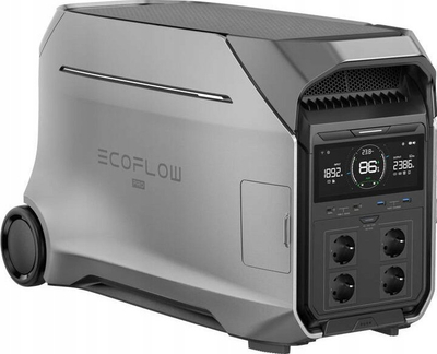 Stacion energjie portativ EcoFlow DELTA Pro 3, 4000W, i rinovuam, gri
