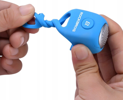 Zile për biçikletë Rockbros CB1709BU, elektronike, 90dB, blu