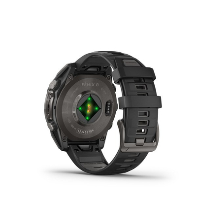 Ora inteligjente Garmin Fenix 8, 1.4" AMOLED, GPS, e zezë