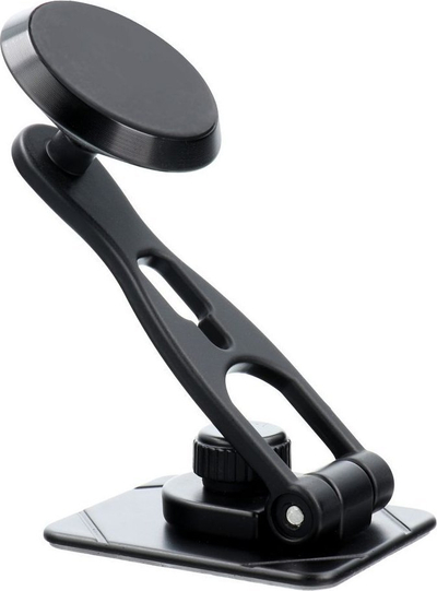 Mbajtëse magnetike për makinë Suspension Aluminum, për pult, rrotullim 360°, e zezë