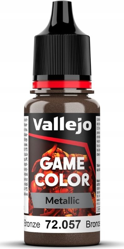 Ngjyrë akrilike Vallejo Game Color 72057, Bright Bronze, 17ml, bronzi i ndezur